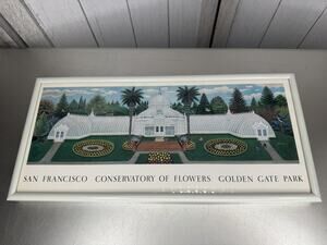 1984 Lowell Herrero San Francisco Conservatory Of Flowers Poster Print Decor Art